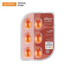 Serum Giúp Phục Hồi Sức Sống Cho Mái Tóc Xỉn Màu Hair Vitamin Moroccan Oil Hair Vitality Ellips 12 Viên
