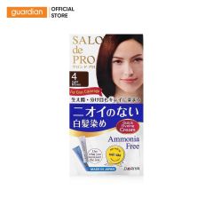 Kem Nhuộm Tóc Salon De Pro #4 Light Brown Màu Nâu Nhạt 80Gr