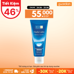 Kem Rửa Mặt Giúp Dưỡng Sáng Perfect White Cleanser Hada Labo 80Gr