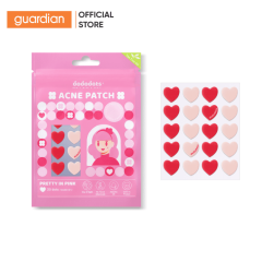 Miếng Dán Mụn Nhiều Màu Sắc Dododots Acne Patch Pretty In Pink Hình Trái Tim 20 Miếng