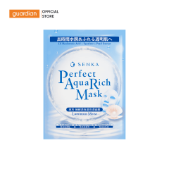 Senka Mặt Nạ Dưỡng Ẩm Sáng Mịn 21g(Senka Perfect Aqua Rich Mask Luminous Moist 21g)