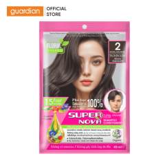 Dầu Gội Nhuộm Dưỡng Supernova Floral Organic Số 02 Màu Nâu Đậm Tự Nhiên 40ml