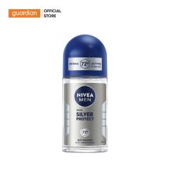 Lăn Khử Mùi Ngăn Khuẩn Gây Mùi Vượt Trội Silver Protect Nivea Men 50Ml