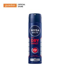 Xịt Khử Mùi Khô Thoáng Dry Impact Nivea Men 150Ml