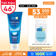 Kem Rửa Mặt Giúp Dưỡng Sáng Perfect White Cleanser Hada Labo 80Gr