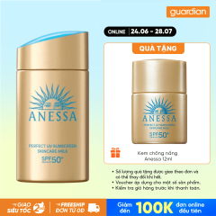 Sữa Chống Nắng Dưỡng Da Kiềm Dầu Bảo Vệ Hoàn Hảo Anessa Perfect Uv Sunscreen Skincare Milk Spf50+ Pa++++ 60Ml
