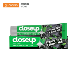 Kem Đánh Răng Closeup Detox Trắng Răng Than Hoạt Tính 180g