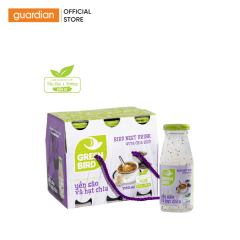 Nước Uống Bổ Dưỡng Yến Sào Và Hạt Chia Green Bird 6 Chai x 185ml
