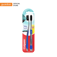 Bàn chải đánh răng Colgate than hoạt tính kháng khuẩn SlimSoft Flex Cl