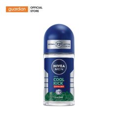 Lăn Khử Mùi Cho Nam Cool Kick Extra Dry Cool Fresh Nivea Men 50Ml