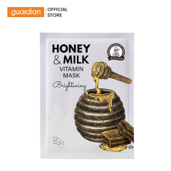 Mặt Nạ Làm Sáng Da BOM Honey & Milk Brightening Vitamin Mask 25g