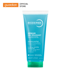 Gel Rửa Mặt Dành Cho Da Dầu & Hỗn Hợp Sébium Gel Moussant Tube Bioderma 200Ml