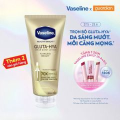Sữa Dưỡng Thể Hỗ Trợ Sáng Da Chống Nắng Vaseline Healthy Bright Gluta-Hya Serum Brust Uv Lotion 300Ml