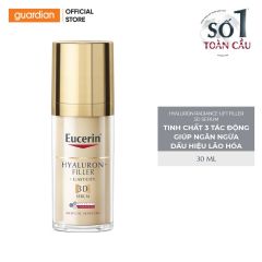 Tinh Chất 3 Tác Động Hỗ Trợ Làm Chậm Lão Hóa Eucerin HyaLuron Radiance Lift Filler 3D Serum + Quà Tặng Cho Da Mụn Gồm Sữa Rửa Mặt 50gr + Nước Tẩy Trang 100ml + Kem Chống Nắng 5ml x 3