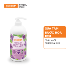 SỮA TẮM DẠNG KEM HƯƠNG NƯỚC HOA GUARDIAN PERFUMED ORCHID & CICA SHOWER CREAM CHIẾT XUẤT HOA LAN VÀ CICA 1 LÍT
