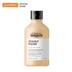 Dầu Gội Dưỡng Tóc Mềm Mượt & Phục Hồi Hư Tổn Toàn Diện L'Oreal Professionel Absolut Repair Gold 300Ml