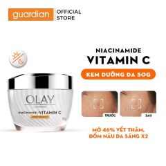 Kem Dưỡng Ẩm Olay Luminous Niacinamide + Vitamin C 50G Mờ Vết Thâm, Đốm Nâu, Dưỡng Sáng Da