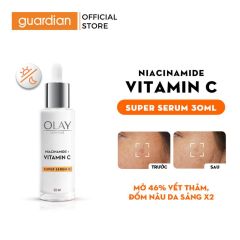 Super Serum Olay Luminous Niacinamide + Vitamin C Mờ Vết Thâm, Đốm Nâu, Dưỡng Sáng Da 30Ml