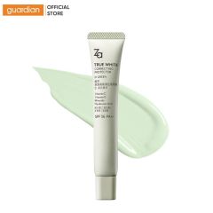 Kem Lót Dưỡng Ẩm Nâng Tông Da ZA True White Protector SPF34 PA++ 01 Green 35gr