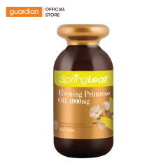 Thực Phẩm Bảo Vệ Sức Khoẻ SpringLeaf Evening Primrose Oil 1000mg Hoa Anh Thảo Hỗ Trợ Các Triệu Chứng Bốc Hoả Tiền Mãn Kinh 180 viên