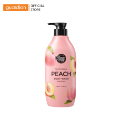 Sữa Tắm Giữ Ẩm, Cho Da Mềm Mịn Aekyung Shower Mate Natural Peach Body Wash Hương Đào 500ml 