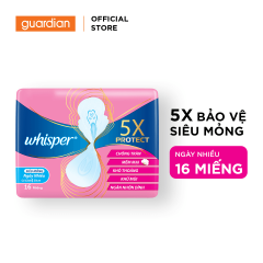 WHISPER 5X BẢO VỆ SIÊU MỎNG 16SX24 - 28CM