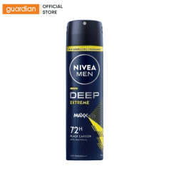 XỊT KHỬ MÙI NAM NIVEA MEN DEEP EXTREME HƯƠNG NĂNG ĐỘNG TƯƠI MÁT 150ML