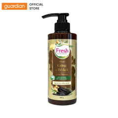 Dầu Gội Thảo Mộc Gừng Bồ Kết Dưỡng Sinh Sạch Gàu Mềm Mượt Fresh 480G 
