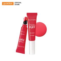 Má Hồng Kem Silkygirl Cheeky Puff Blusher #03 Poppy Hồng Đỏ 6Ml