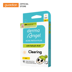 Miếng Dán Mụn Derma Angel Acne Patch Plus With Salicylic Acid Day 12pcs