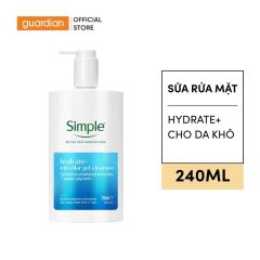 Sữa Rửa Mặt Dưỡng Ẩm Simple Hydrate+ 240ml