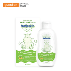 Nước Tắm Gội Thảo Dược Cho Bé Kutieskin 200ml