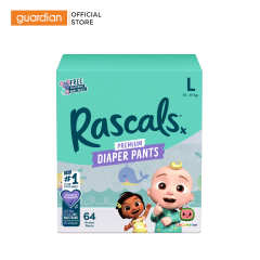 TÃ QUẦN RASCALS COCOMELON (L, 10-15KG, 64 MIẾNG)