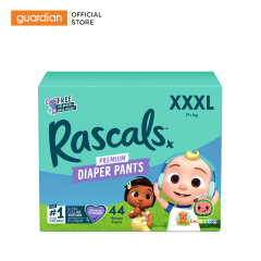 TÃ QUẦN RASCALS COCOMELON (XXXL, &gt;17KG, 44 MIẾNG)