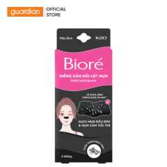 Miếng Dán Mũi Lột Mụn Than Hoạt Tính Biore Hộp 4 Miếng