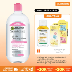 NƯỚC L&Agrave;M SẠCH TẨY TRANG GARNIER SKINACTIVE MICELLAR CLEANSING WATER 700 ML