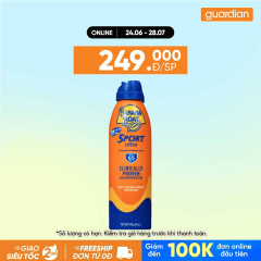 Xịt Chống Nắng Thể Thao Banana Boat SPF65 170G