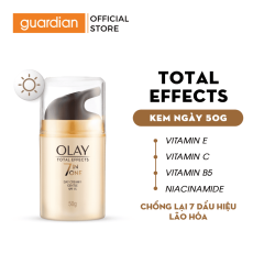 Kem Dưỡng Ẩm Olay Total Effects Ban Ngày Phục Hồi & Làm Chậm 7 Dấu Hiệu Lão Hóa Spf 15 50G