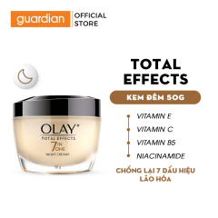 Kem Dưỡng Ẩm Olay Total Effects Ban Đêm Phục Hồi & Làm Chậm 7 Dấu Hiệu Lão Hóa 50G