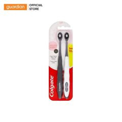 Bàn chải đánh răng Colgate Cushion clean Charcoal bộ đôi
