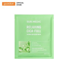 Mặt Nạ Làm Dịu Da Tổn Thương Sur.Medic+ Derma Infusion Mask Relaxing Cica-Full (28g X 10ea)