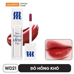Son Tint Bóng Merzy New Watery Dew Tint #Wd21 Burnt Maple Đỏ Hồng Khô 3.8gr