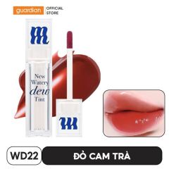 Son Tint Bóng Merzy New Watery Dew Tint #Wd22 Hazel Chili Đỏ Cam Trà 3.8gr