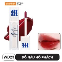 Son Tint Bóng Merzy New Watery Dew Tint #Wd23 Antique Flame Đỏ Nâu Hổ Phách 3.8gr