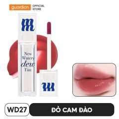 Son Tint Bóng Merzy New Watery Dew Tint #Wd27 Fig Dusty Đỏ Cam Đào 3.8gr