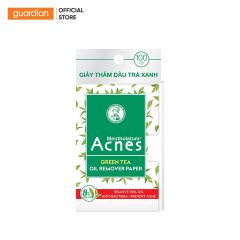 giay-tham-dau-acnes-green-tea-oil-remover-paper-chiet-xuat-tra-xanh-100-to