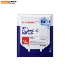 MẶT NẠ SUR.MEDIC+ SUPER HYALURONIC 100TM AQUA CẤP NƯỚC SIÊU TỐC 30G