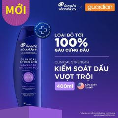 Dầu Gội Trị Gàu Kiểm Soat Dầu Vượt Trội Head & Shoulders 400ml