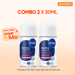 Combo 2 NIVEA LNM DERMA DS DEU MAU 50ML