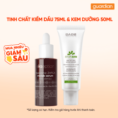 Combo 1 EKSEPTION TC GIAMMUN KIEMDAU 75ML & 1 BABE KEM DG KIEMDAU GIAMMUN 50ML